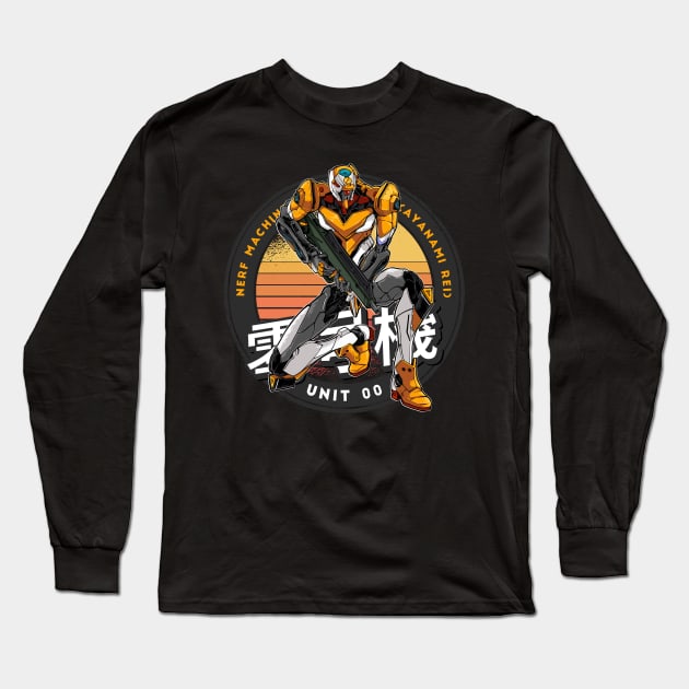 Eva Unit 00 Long Sleeve T-Shirt by kimikodesign